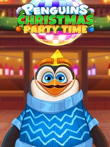 Penguins Christmas Party Time